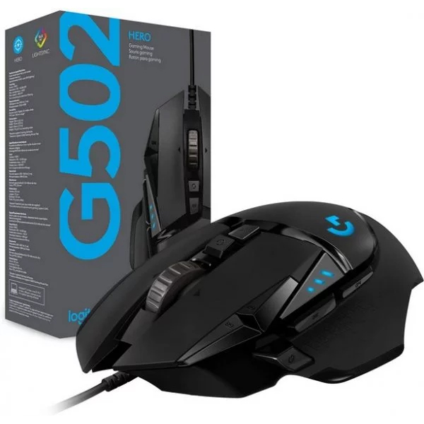 موس گیمینگ لاجیتک G502 Hero 25k