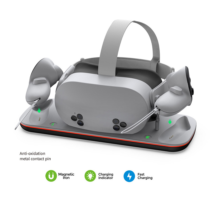 پایه شارژر Dobe برای هدست واقعیت مجازی Meta Quest 3/S مدل TY-3868 - Image 3