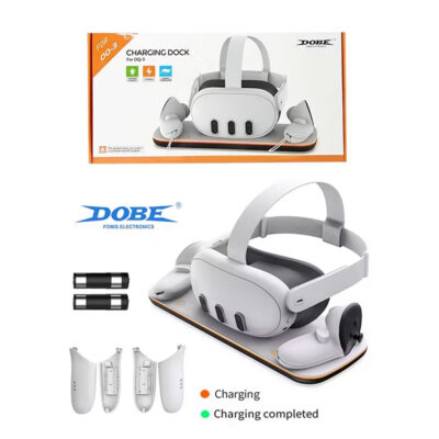پایه شارژر Dobe برای هدست واقعیت مجازی Meta Quest 3 مدل TY-3827