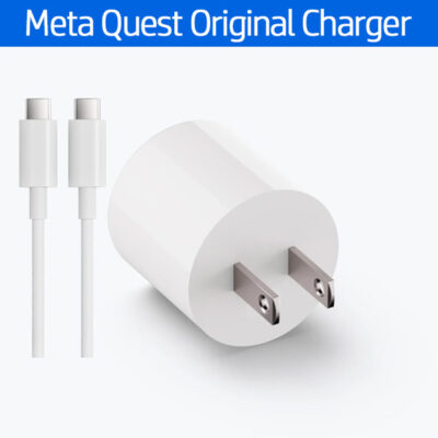 کابل و آدابتور شارژر اصلی متا کوئست 3 و 3S