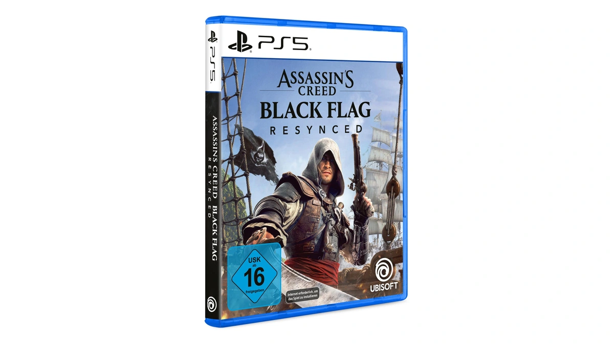 کاور دیسک اصلی Assassin’s Creed Black Flag Resynced برای PS5