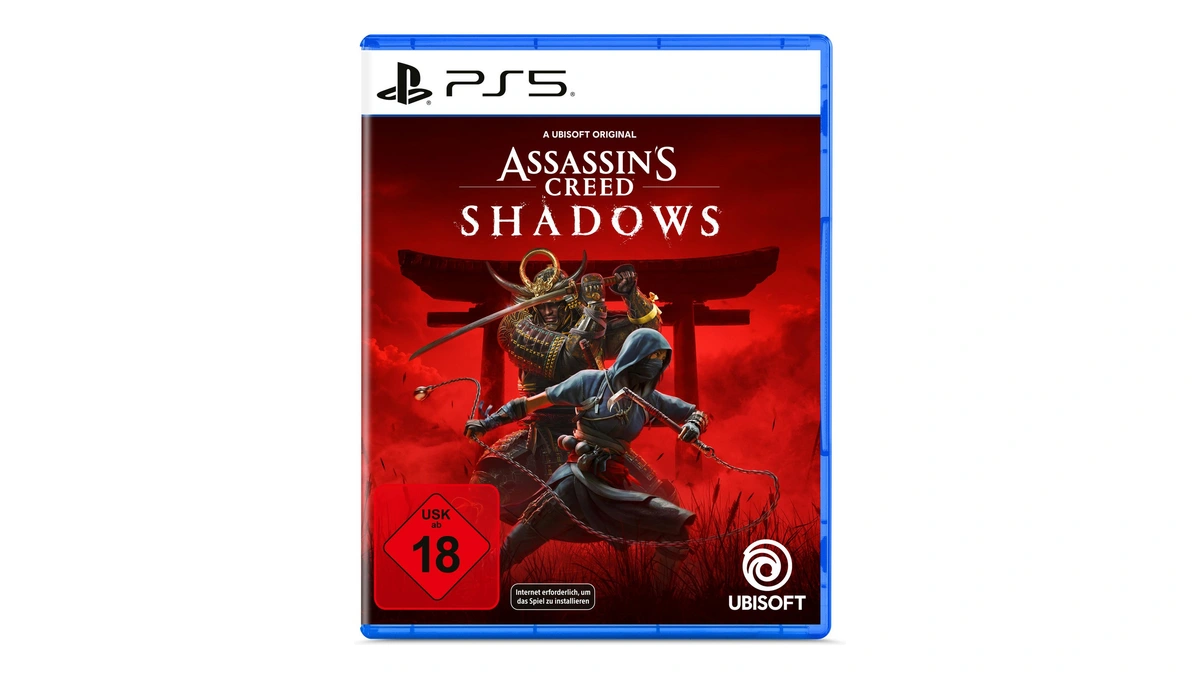 کاور دیسک اصلی Assassin’s Creed Shadows برای PS5