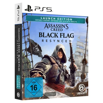 کاور روبهروی دیسک Black Flag Resynced برای PS5